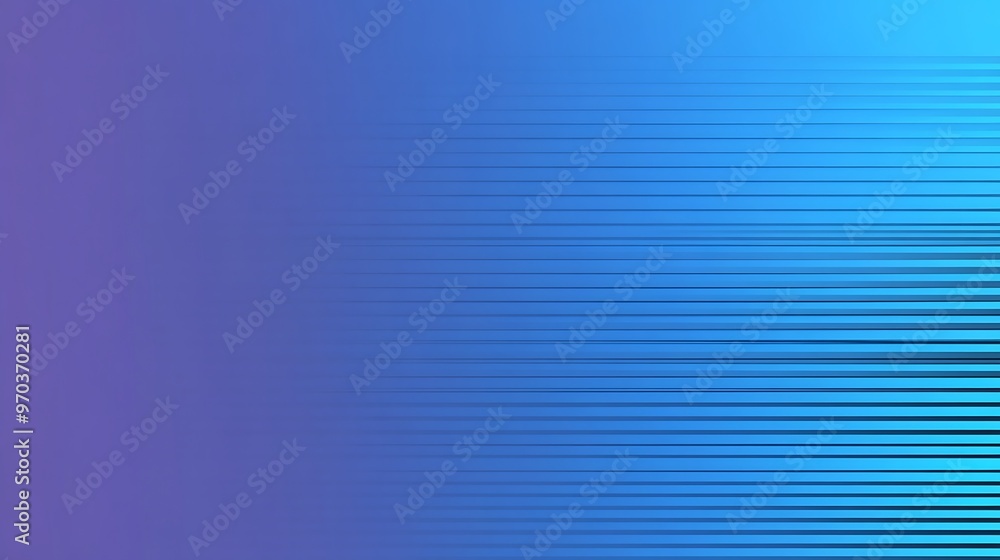 Obraz premium Abstract Blue and Purple Gradient Background with Horizontal Lines
