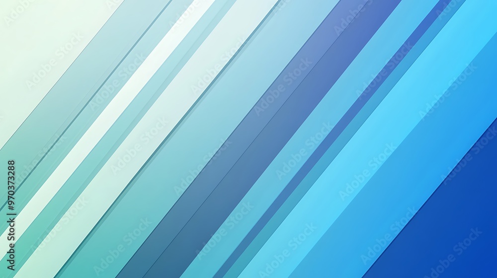 Abstract Diagonal Stripes in Blue and White Hues Abstract Diagonal Stripes in Blue and White Hues
