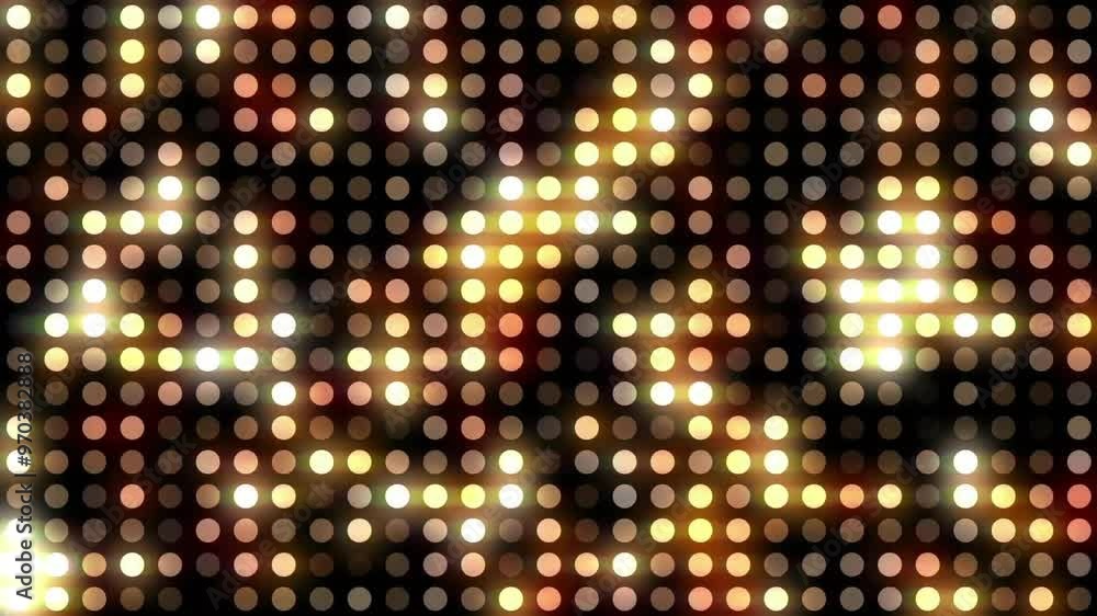Animation of light spots on black background Animation of light spots on black background