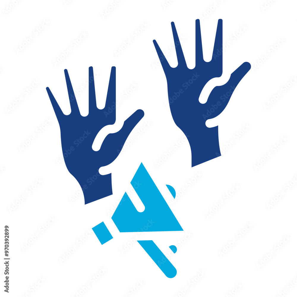 Democracy icon vector image. Can be used for Politics. Democracy icon vector image. Can be used for Politics.