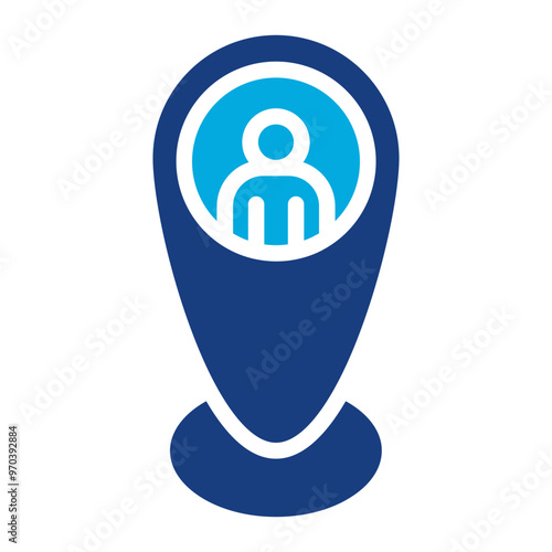 Constituency icon vector image. Can be used for Politics.