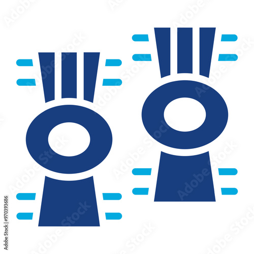 Knee Guards icon vector image. Can be used for Personal Transportation.