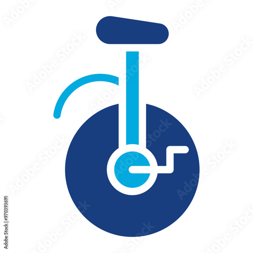 Monocycle icon vector image. Can be used for Personal Transportation.