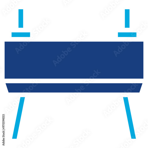 Goat Gymnastics icon vector image. Can be used for Sport Equipment.