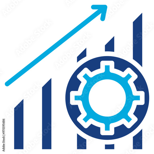 Productivity icon vector image. Can be used for Business Performance.