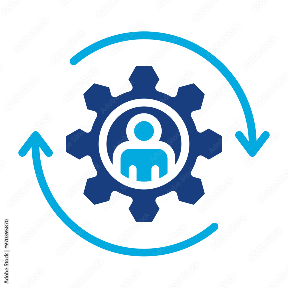 Change Management icon vector image. Can be used for Action Plan. Change Management icon vector image. Can be used for Action Plan.