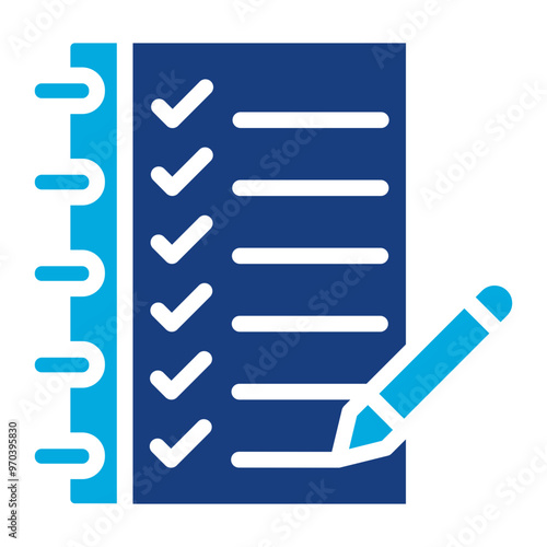 Action Items icon vector image. Can be used for Action Plan.