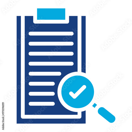 Evaluation icon vector image. Can be used for Action Plan.
