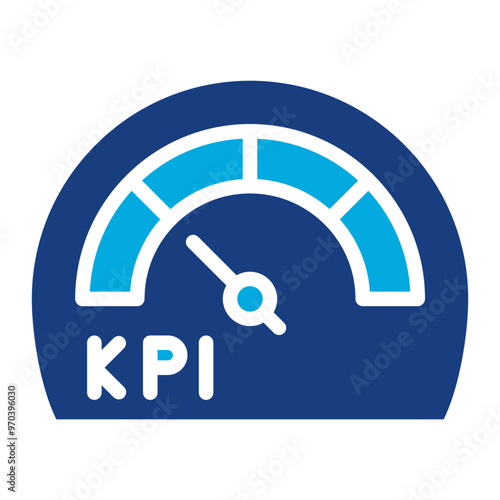 KPI icon vector image. Can be used for Action Plan.