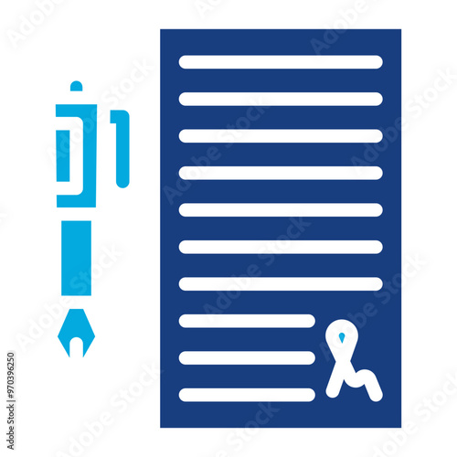 Loan Agreement icon vector image. Can be used for Loan.