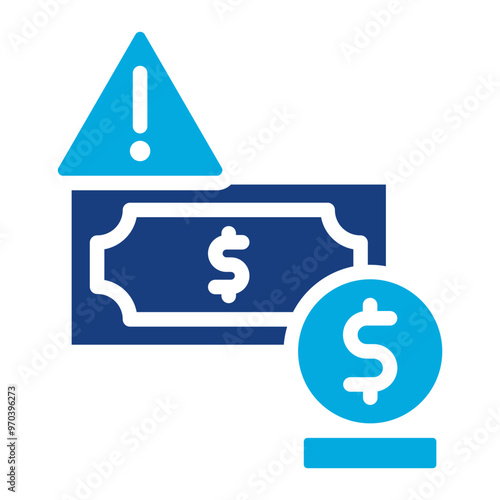 Loan Default icon vector image. Can be used for Loan.