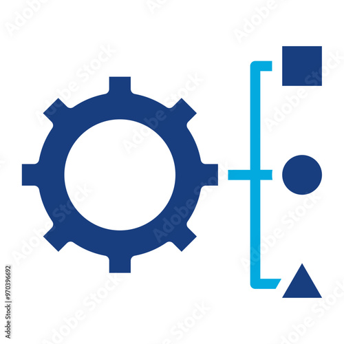 Resource Allocation icon vector image. Can be used for Operations Management.