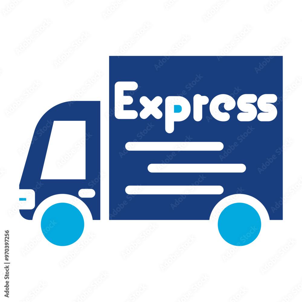 Express Delivery icon vector image. Can be used for Order Fulfilment. Express Delivery icon vector image. Can be used for Order Fulfilment.