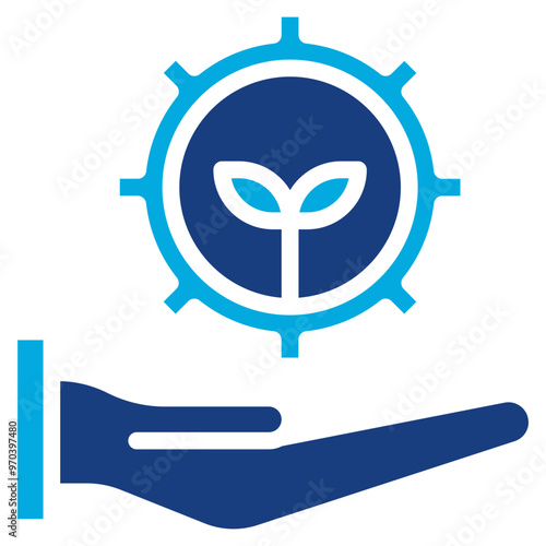 Environmental Compliance icon vector image. Can be used for Manufacturing and Distribution.