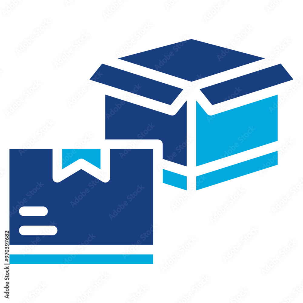 Shipping Box icon vector image. Can be used for Manufacturing and Distribution. Shipping Box icon vector image. Can be used for Manufacturing and Distribution.