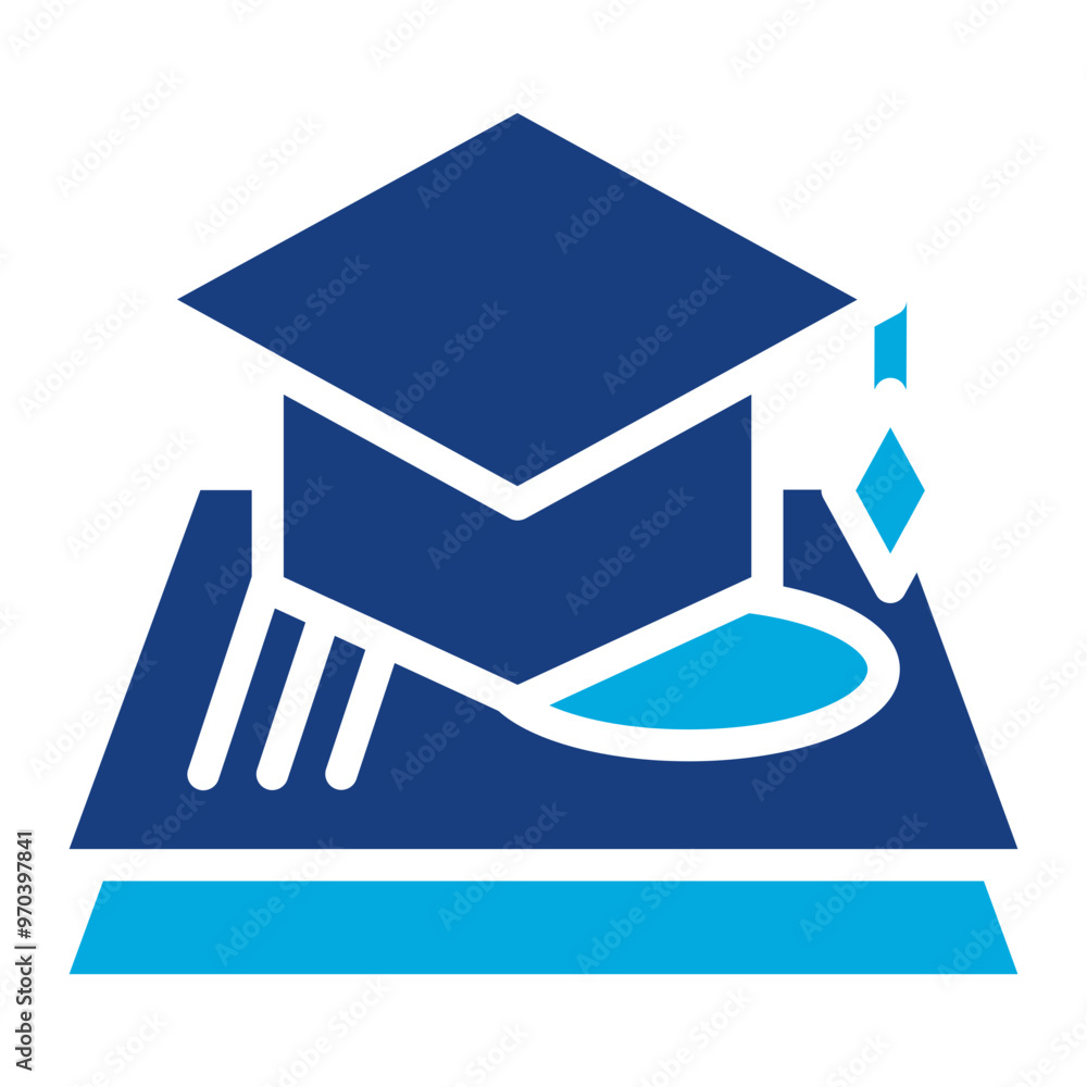 Education icon vector image. Can be used for Curriculum Vitae. Education icon vector image. Can be used for Curriculum Vitae.