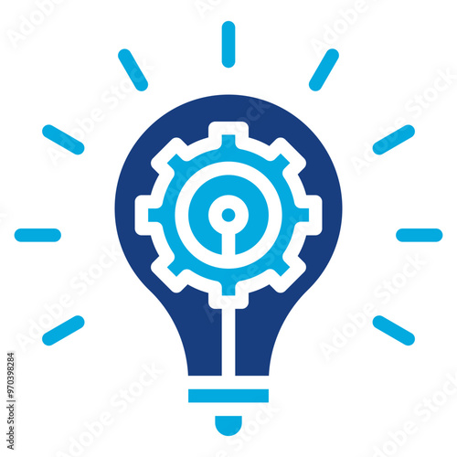 Innovation icon vector image. Can be used for Professional Services.