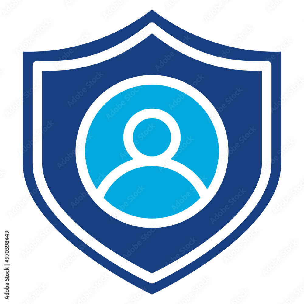 Account Protection icon vector image. Can be used for Safe Payment.