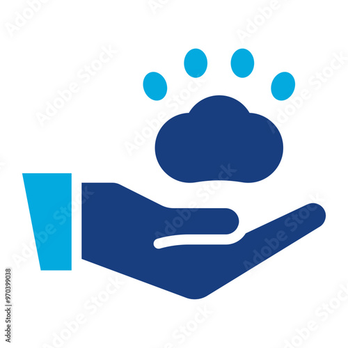 Pet Therapy icon vector image. Can be used for Elderly Care.