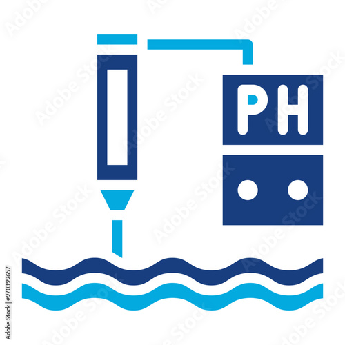 pH Adjustment icon vector image. Can be used for Water Treatment.