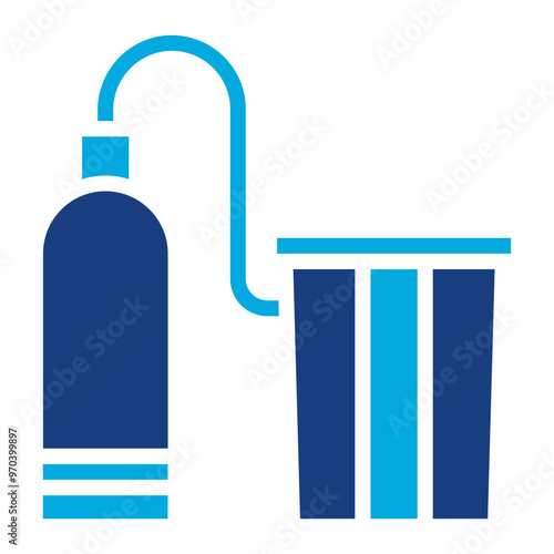 Water Softening icon vector image. Can be used for Water Treatment.