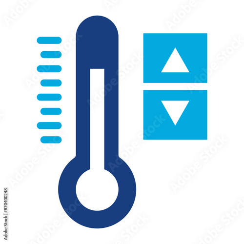 Temperature Control icon vector image. Can be used for Additive Maufacturing. photo