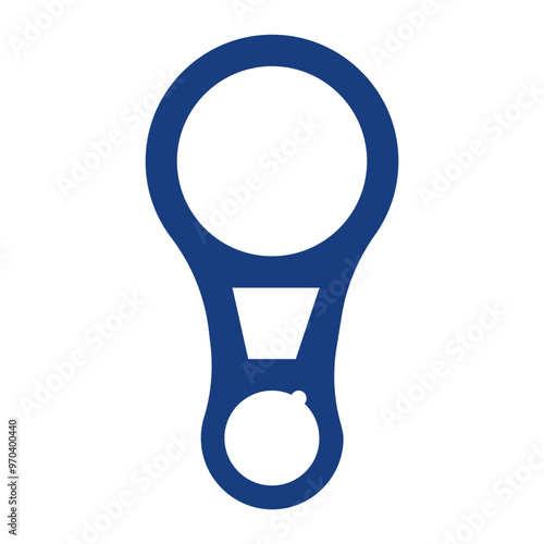 Descender icon vector image. Can be used for Rock Climbing.