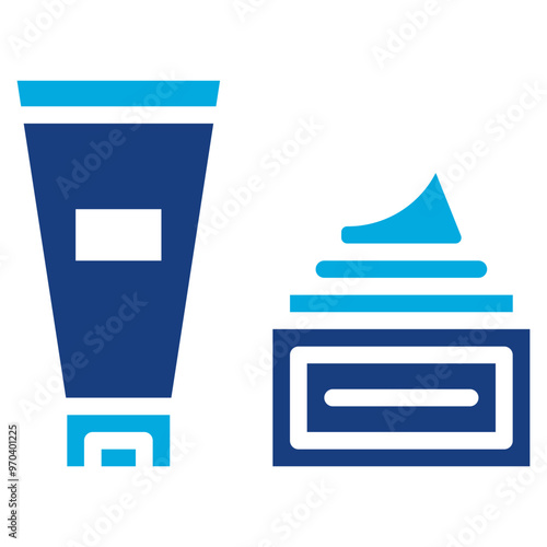Gel icon vector image. Can be used for Sun Protection.
