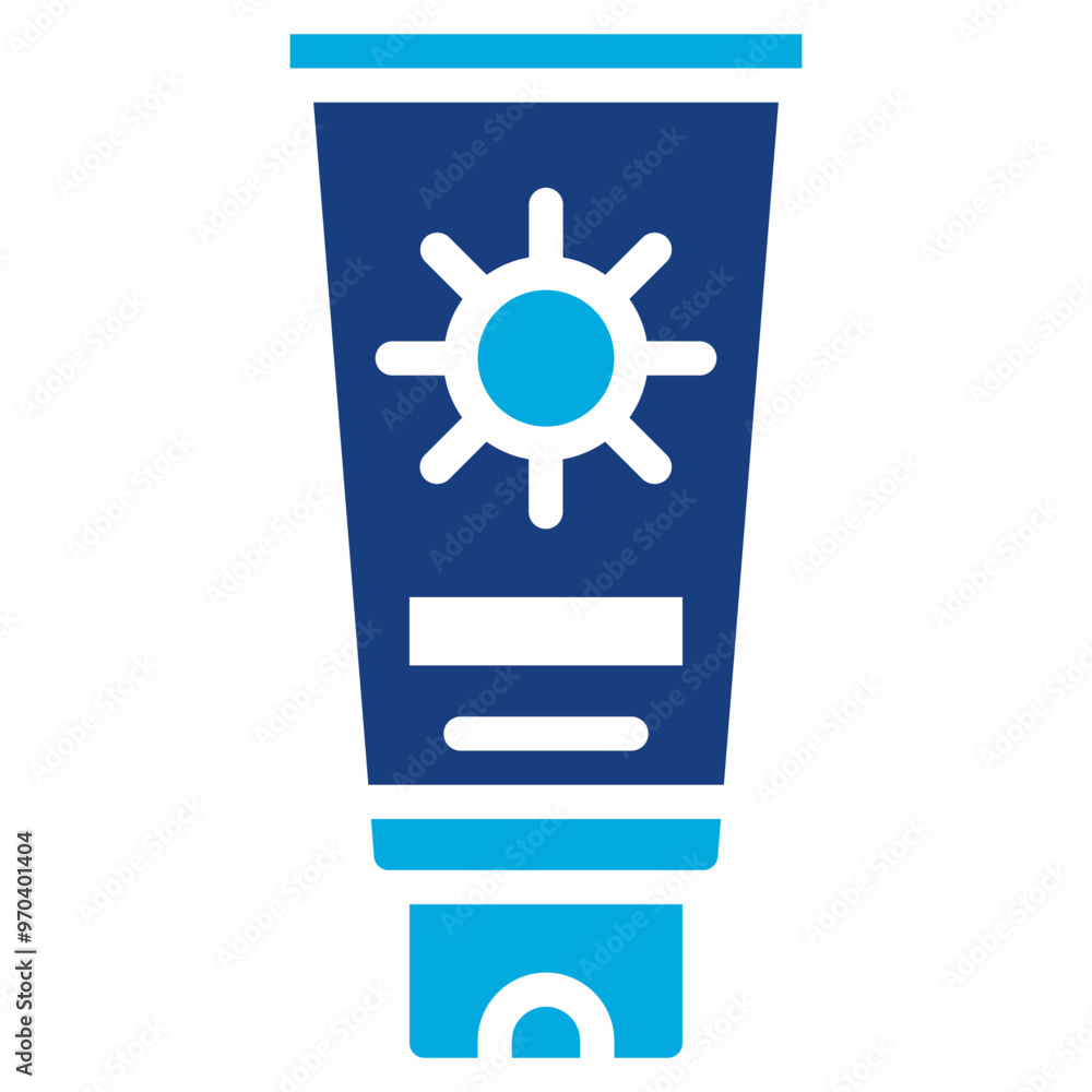 Sunscreen Application icon vector image. Can be used for Sun Protection. Sunscreen Application icon vector image. Can be used for Sun Protection.