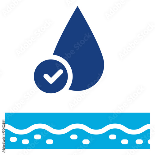 Hydration icon vector image. Can be used for Physical Wellbeing.
