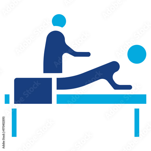 Massage icon vector image. Can be used for Physical Wellbeing.