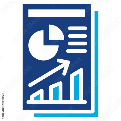 Reporting icon vector image. Can be used for Business Onboarding.