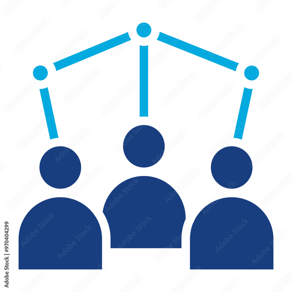 Fototapeta premium Community icon vector image. Can be used for World Refugee Day.