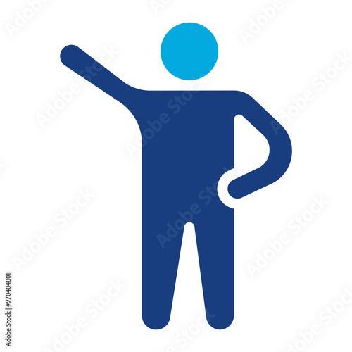 Stretching icon vector image. Can be used for Fitness.