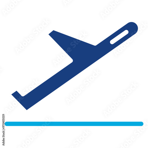 Departure icon vector image. Can be used for Airplane.