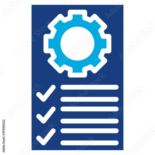 Job Description icon vector image. Can be used for Hiring Process.