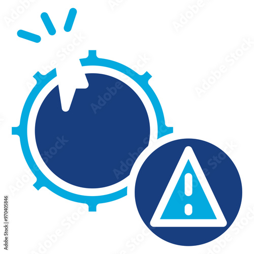 Disruption icon vector image. Can be used for Digital Disruption.