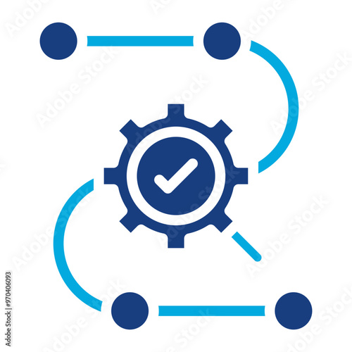 End to End Testing icon vector image. Can be used for Software Testing.