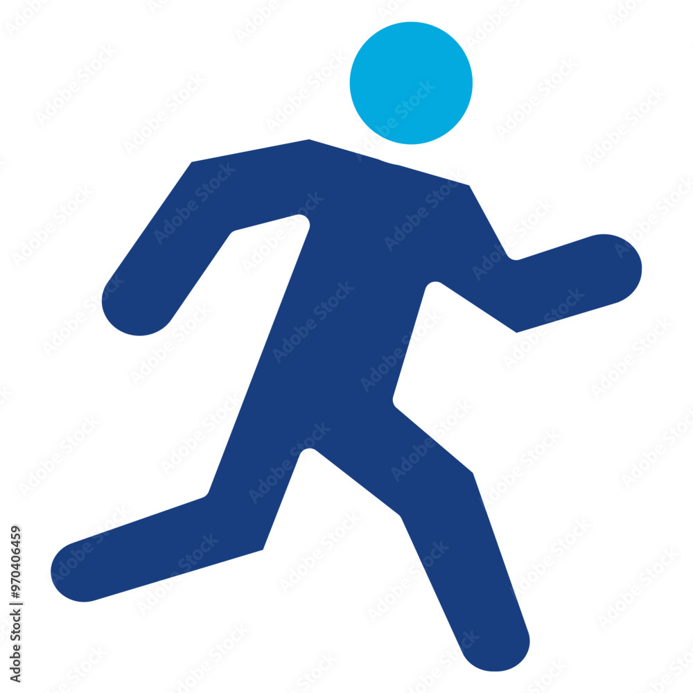 Athlete in Action icon vector image. Can be used for Track and Field. Athlete in Action icon vector image. Can be used for Track and Field.