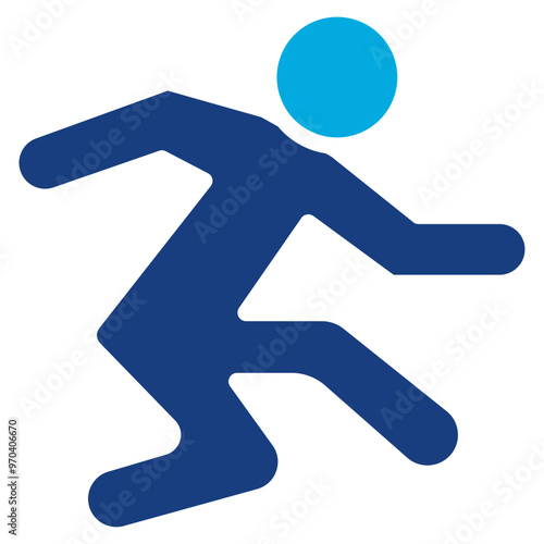 Steeplechase icon vector image. Can be used for Track and Field.