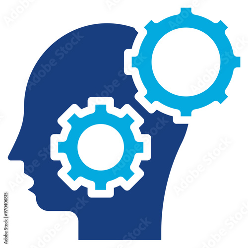 Cognitive Load icon vector image. Can be used for ADHD.