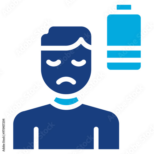 Burnout icon vector image. Can be used for Skin Burns.