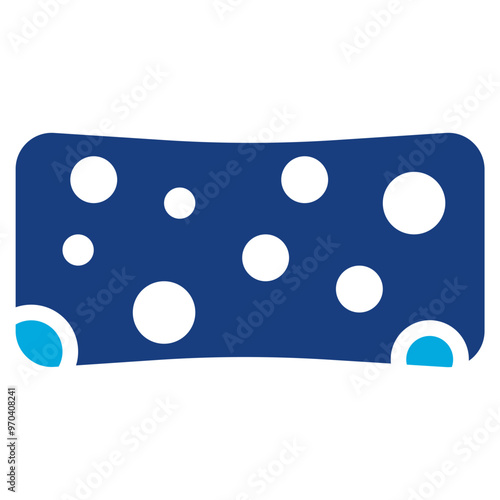 Foam icon vector image. Can be used for Raw Metrial.