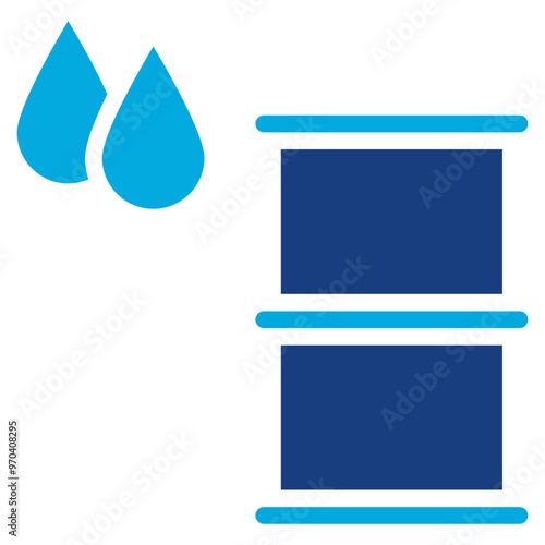 Oil icon vector image. Can be used for Raw Metrial.