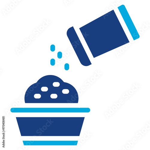 Salt icon vector image. Can be used for Raw Metrial.