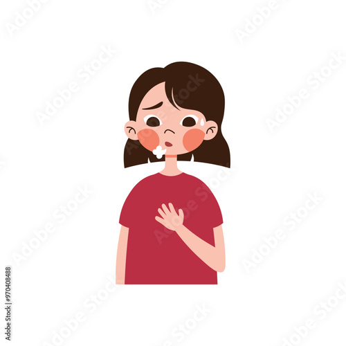Premenstrual Syndrome Illustration Fatigue