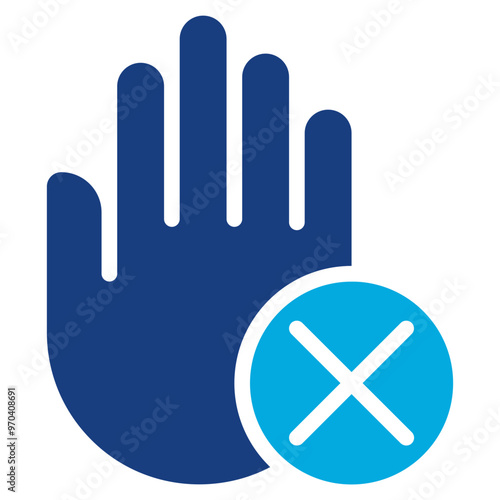 Exclusion icon vector image. Can be used for Bullying in Society.