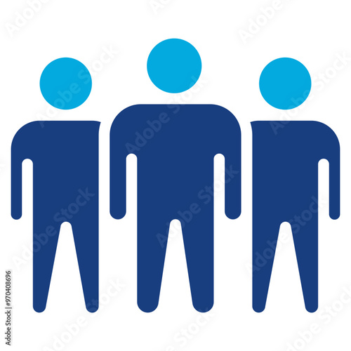Bystander Effect icon vector image. Can be used for Bullying in Society.
