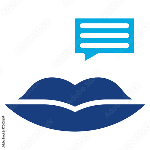 Gossip icon vector image. Can be used for Bullying in Society.