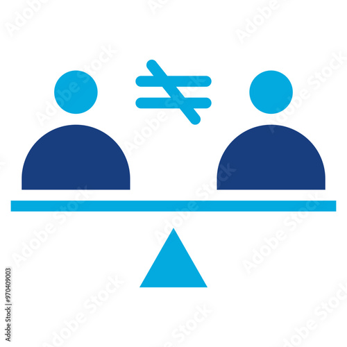 Racism icon vector image. Can be used for Bullying in Society.